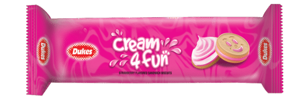 Dukes Cream 4 fun 125 x 48 ATC Strawberry Flv