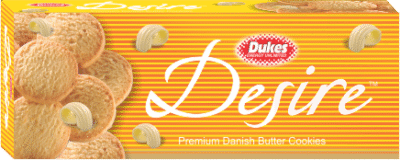 Dukes Desire Premium Danish Butter cookies 70g x 25 Boxes