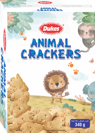 Dukes Animal Crackers 340g x 12 Box