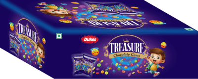 Dukes Treasure Chocolate Gems 10g x 100 Pcs x 6 Boxes